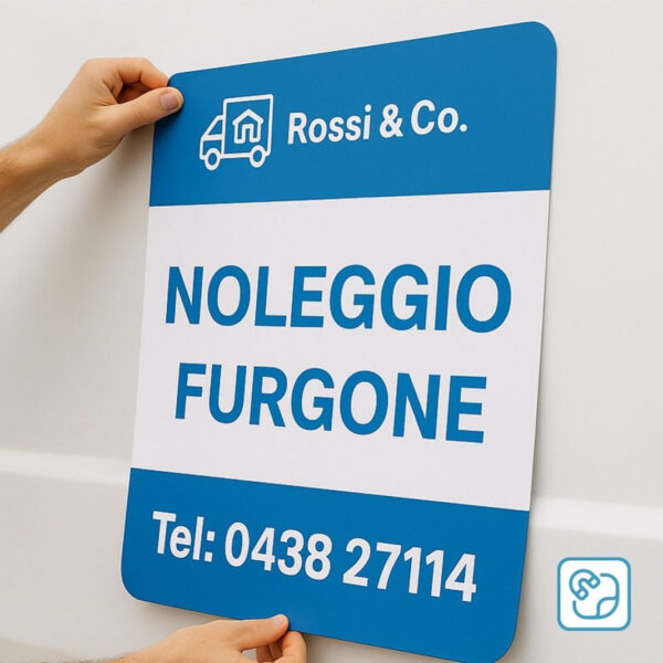 Stampa Digitale Targhe Magnetiche per Auto e per Furgoni