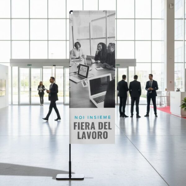 Stampa su Bandiere Rettangolari